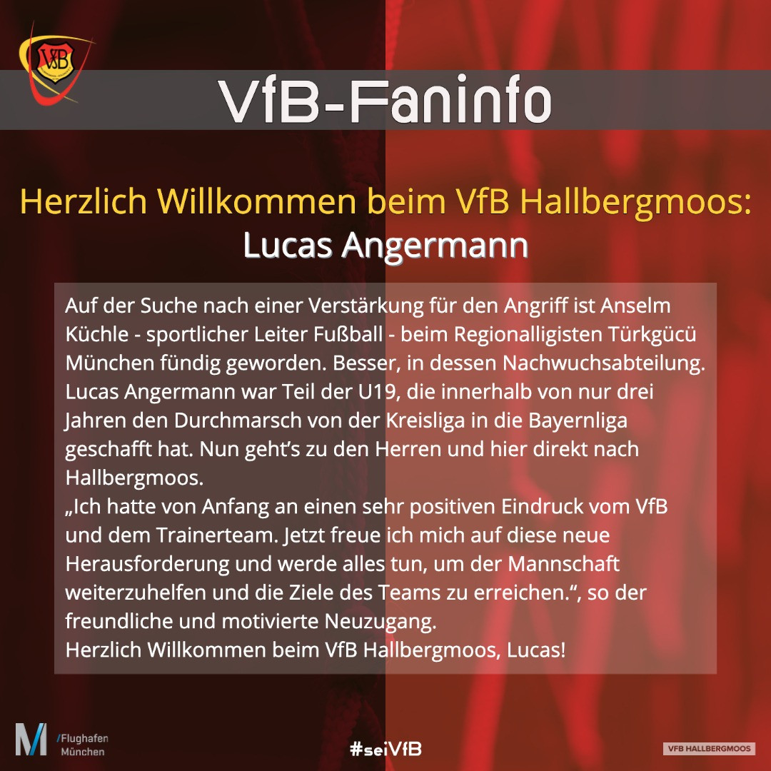 Lucas Angermann – Fußballspieler bei VfB Hallbergmoos-Goldach