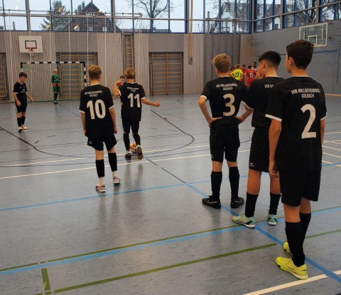 Die U15 spielte am Samstag, die Hallenkreismeisterschaft in Zolling