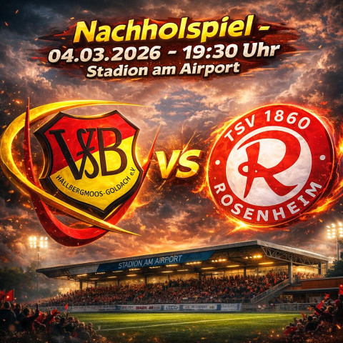 Heute Nachholspiel gegen 1860 Rosenheim