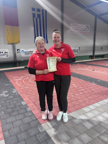 Damen -Duo steigt in die Bezirksoberliga auf