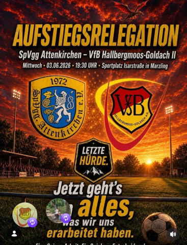 Relegationsspiel um 19.30 Uhr in Marzling/ Zweite hofft auf Unterstützung durch Fans