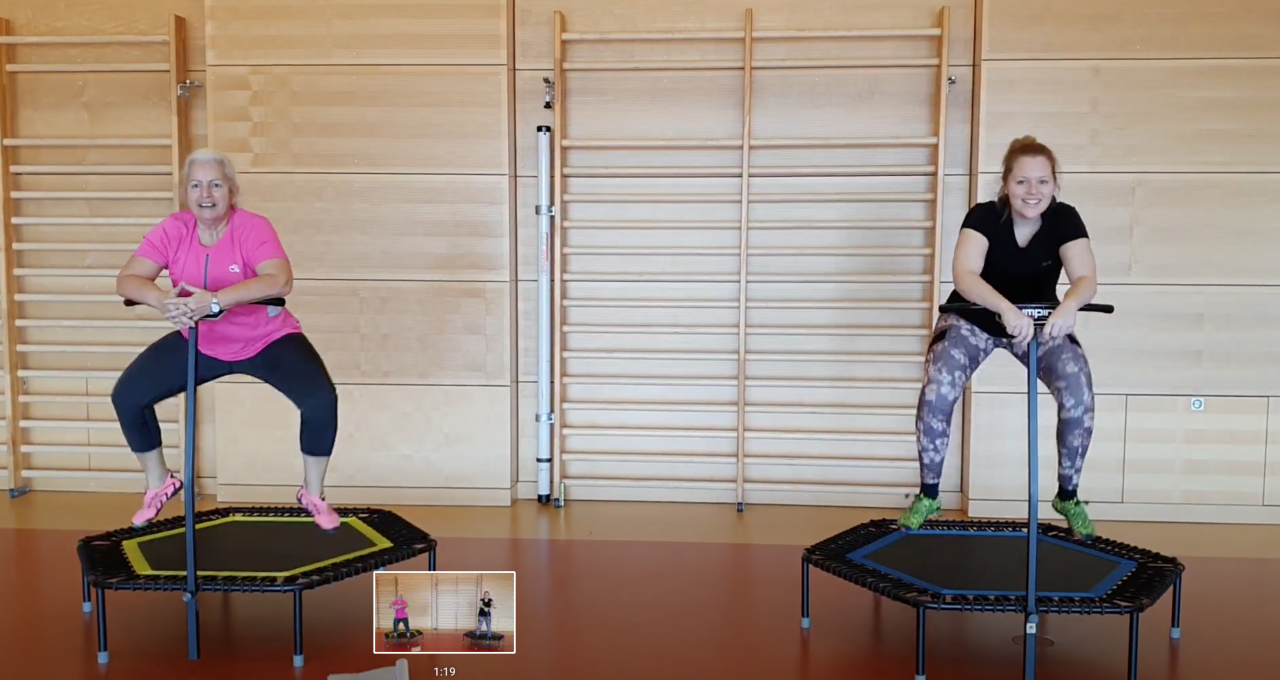 Fitness mit Renate und Sabrina: Jumping Fitness
